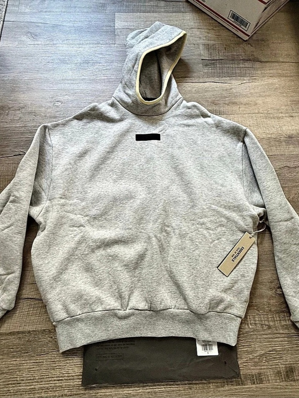 Fear of God Essentials Fleece Hoodie Gray